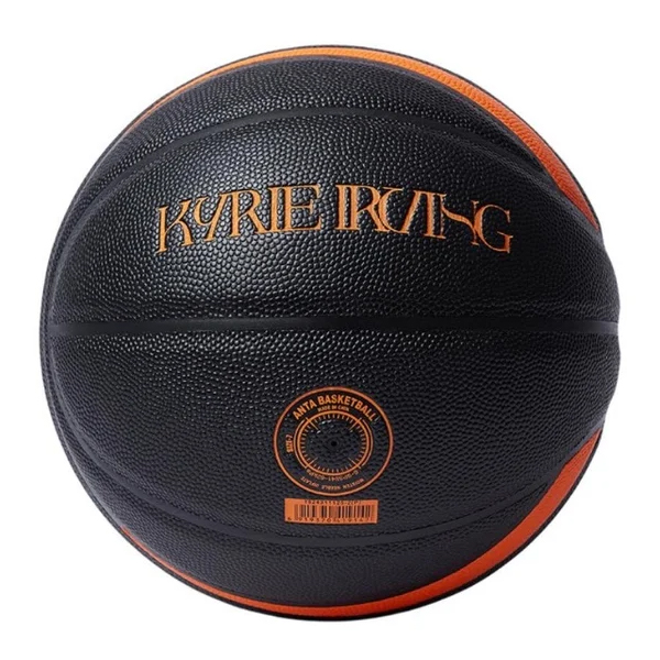 Баскетбольный мяч Anta Kyrie Irving Black Orange-купить-в-time2win.ru