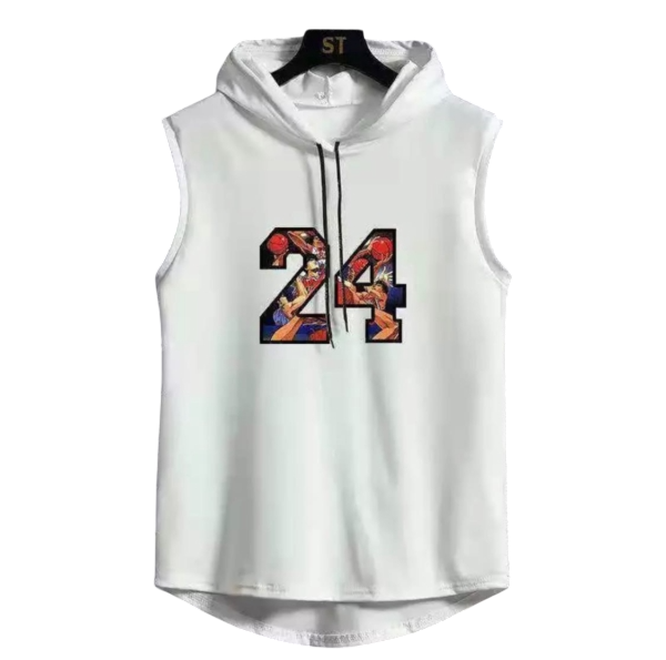 Безрукавка с капюшоном 24 White