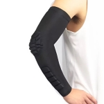 Чёрный баскетбольный рукав с двойной защитой