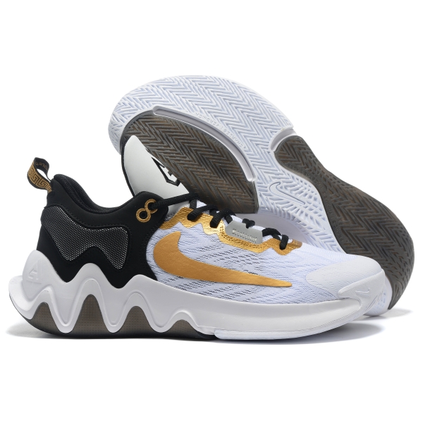 Nike Giannis Immortality 2 White Metallic Gold Black