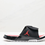 СЛАНЦЫ NIKE JORDAN HYDRO IV RETRO черно-красный-купить в-time2win.ru